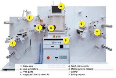 Машина для лазерной высечки этикетки D.P.R. Taurus установлена в типографии «Дельта-Центр»