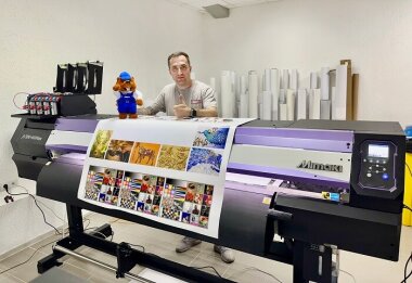 «Смарт-Т» установила принтер Mimaki JV300-160 Plus в типографии Print Expert из Иванова