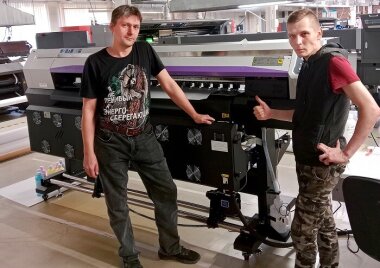 «КОВЧЕГ» установила принтер ARK-JET SOL 1804 в РПК LBL Print (Москва)