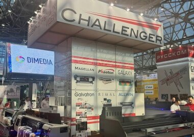 В экспозицию Challenger на выставке «Реклама» вошли модели широкоформатных принтеров