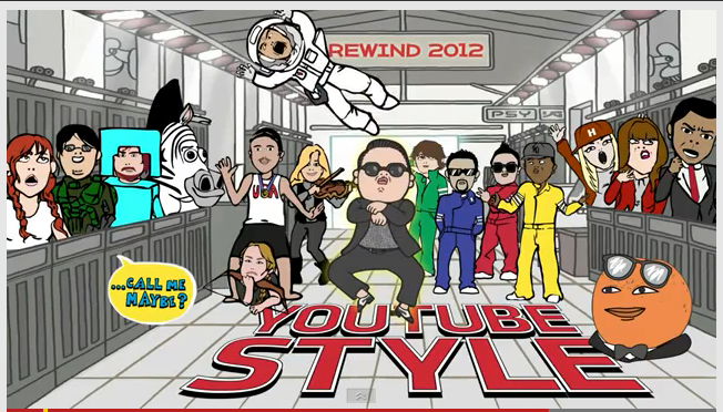 YouTube, Gangnam Style, Somebody That I Used to Know,