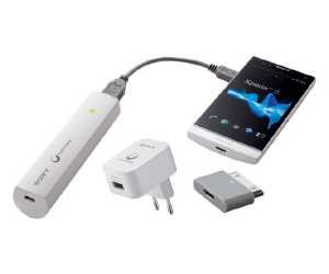 Портативные зарядные USB-устройства Sony помогают зарядить мобильные устройства без розетки