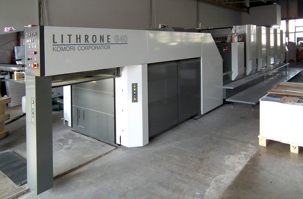 Первая в России полноформатная Komori Lithrone G40