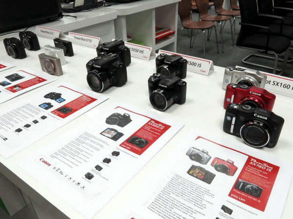В шоу-руме Canon прошла презентация обновлённой линейки устройств