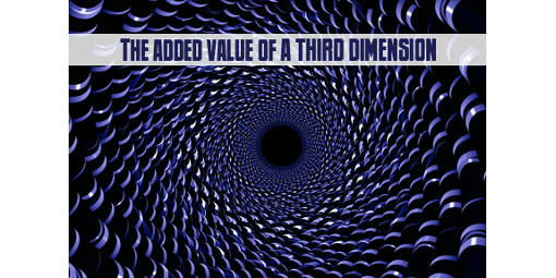 Трёхмерная реклама с носителем 3D Film Pure