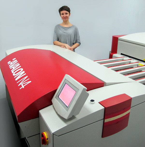 Участок вывода CTP-форм в репроцентре 24PrePress