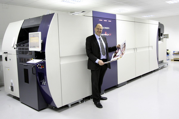 Первая струйная ЦПМ Screen Truepress JetSX формата B2 в Европе