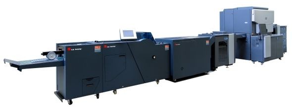 Устройство C.P. Bourg для изготовления буклетов в линию с ЦПМ Indigo