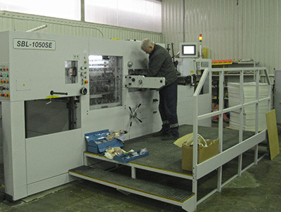 Высечной пресс SBL на предприятии «ВМС-Принт»