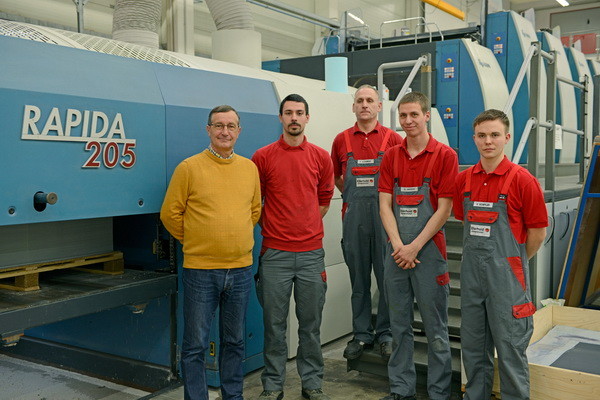 KBA Rapida 205 в типографии Ellerhold отпечатала 100 млн листов