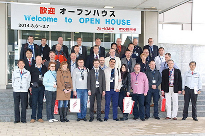 Российские полиграфисты на Ryobi MHI Open House