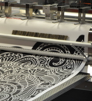 Экспозиция Xeikon на выставке текстиля Heimtextil