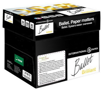 Российская офисная бумага премиум-класса Ballet Brilliant