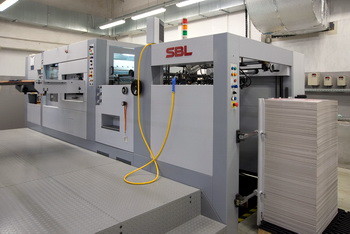 Высечной пресс SBL нового поколения в типографии «АБТ»