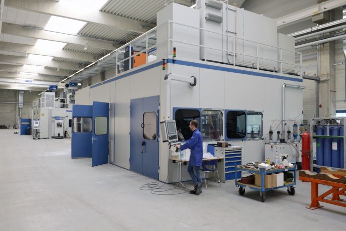 Центр термического напыления заводе КБА в Радебойле введён в эксплуатацию