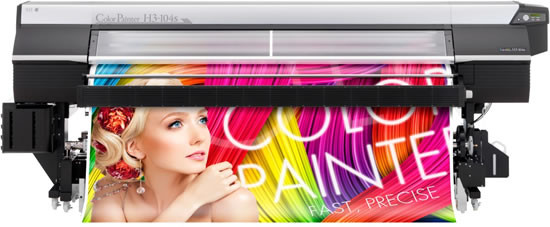 Seiko I Infotech выпустила промышленный принтер ColorPainter H3-104s с экосольвентными чернилами SX со слабовыраженным запахом