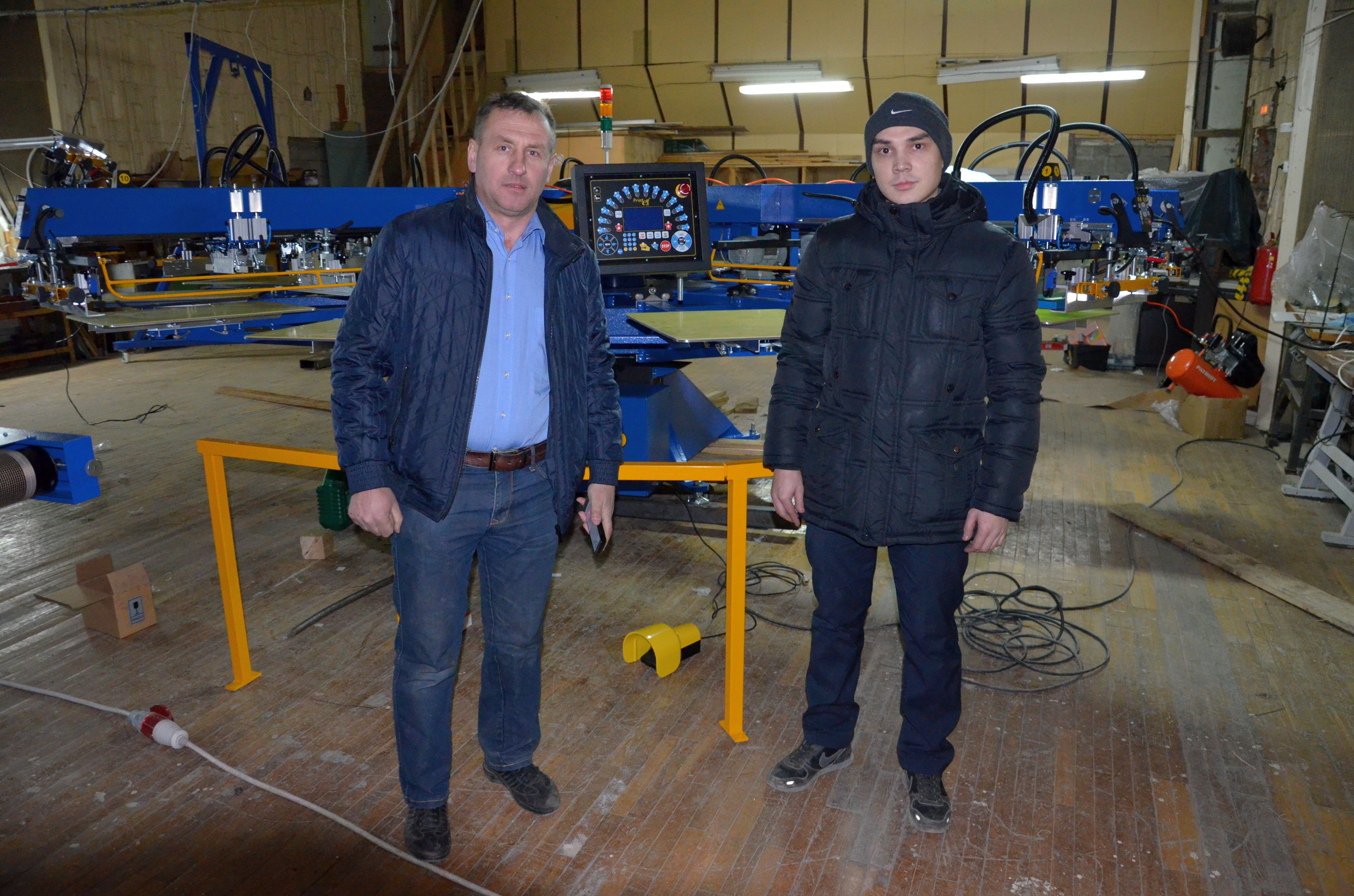 Новейшая трафаретная машина Printex PRISM II XL 10/12 в компании «Осьминожка»