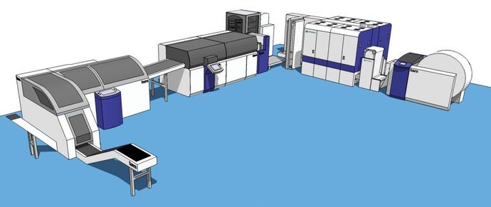 Domino представит на drupa 2016 высокоскоростную линию для изготовления буклетов с переменным количеством страниц 