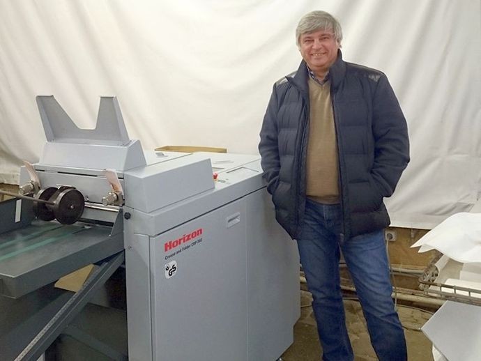 Финишный модуль Horizon CRF-362 в типографии «Артстиль-Полиграфия»