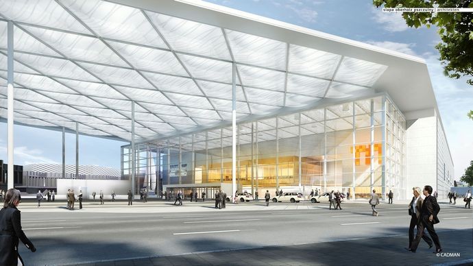 Messe Duesseldorf реконструирует зону Южного входа