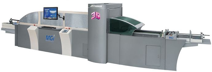 Konica Minolta начинает продажи цифровой системы выборочного лакирования MGI JetVarnish 3DS