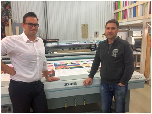 Первый в России широкоформатный принтер Fujifilm Acuity EY в производственной компании «БУМ-АРТ»