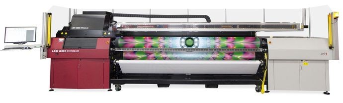 Agfa Graphics выпустила высокоскоростной сверхширокоформатный рулонный УФ-принтер со светодиодным закреплением чернил