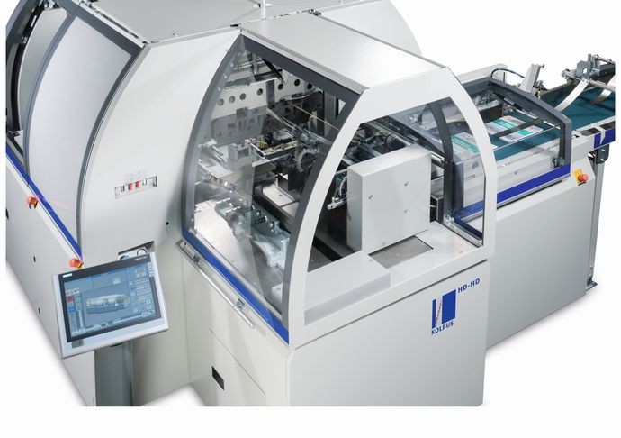 Трёхножевая машина Kolbus HD-HD 143 на Hunkeler innovationdays 2017