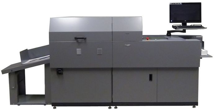 Предварительный показ цифровой УФ-лакировальной машины Duplo состоится на Dscoop
