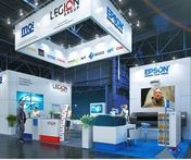 Совместный стенд Legion Group, Epson и «Моноритм» на Printech 2017