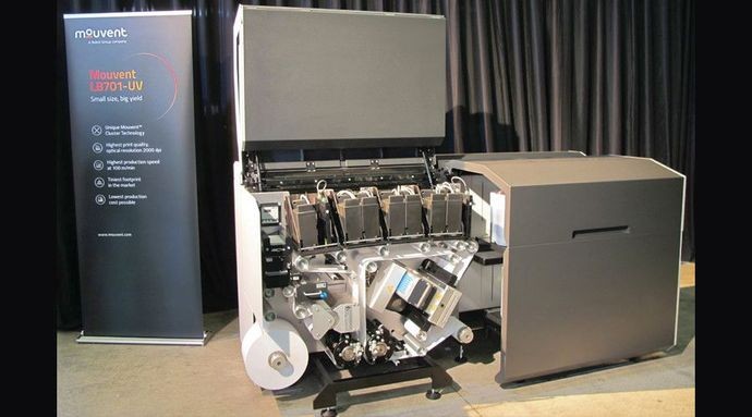 Mouvent демонстрирует на Labelexpo Europe 2017 три этикеточные машины