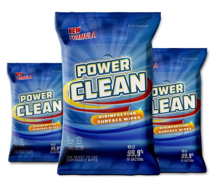 Avery Dennison разработала клей для упаковок влажных салфеток