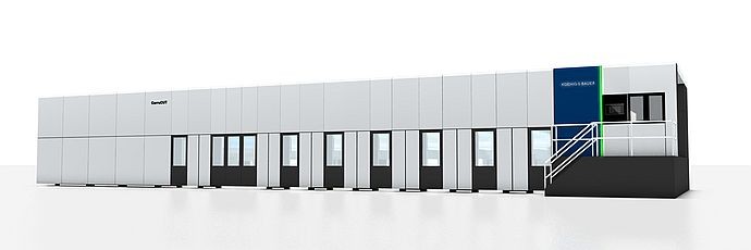 Klingele Gruppe стала площадкой для бета-тестирования ротационной высекальной машины Koenig & Bauer CorruCUT