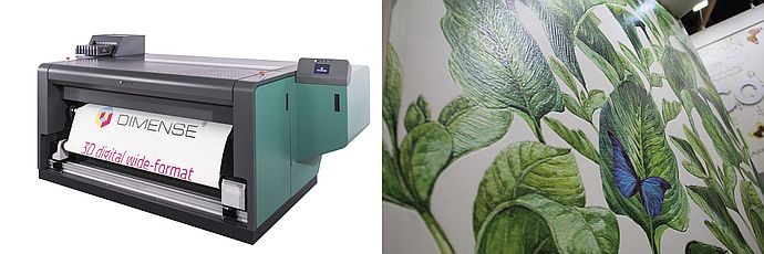 Официальный старт технологии Dimense – цифрового изготовления обоев с рельефом