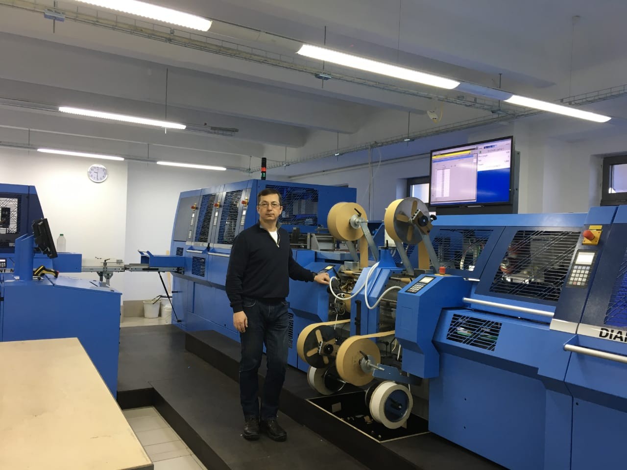 Первая в России книжная линия Mueller Martini Diamant МС Digital Book of One в типографии NetPrint