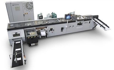 Первая в России модульная линия для обработки книжных блоков Meccanotecnica Universe Inline установлена в Москве