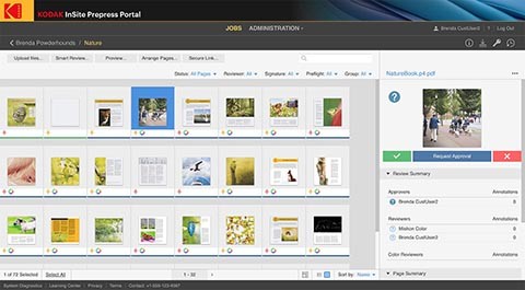 Kodak выпустила ПО INSITE Prepress Portal 9.0, облегчающее взаимодействие типографий с заказчиками