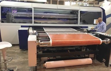 MS Printing Solutions показала на FESPA 2018 УФ-промышленный УФ-принтер на базе JPK 