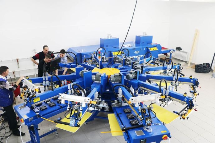 Комплекс трафаретного оборудования Printex в ГК «Лига сильных»
