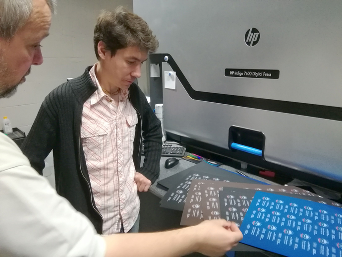 Тактильная бумага The Tube показала на ЦПМ HP Indigo отличные результаты печати