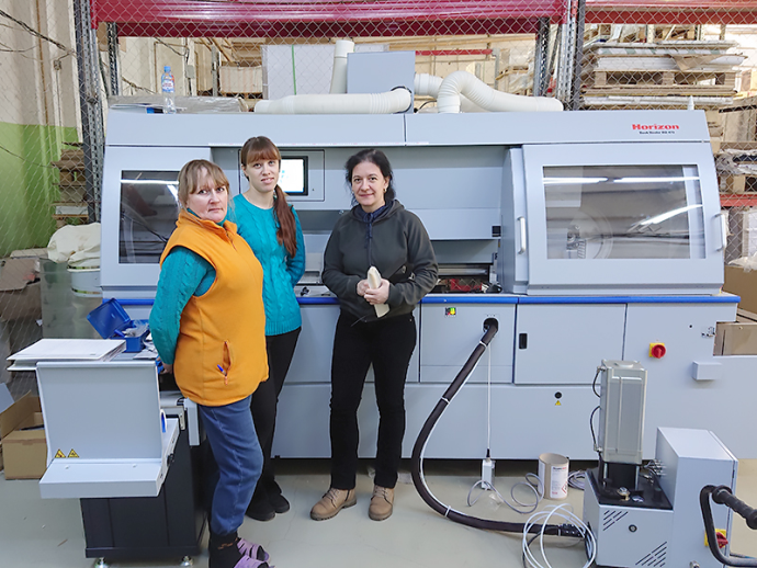 КБС Horizon BQ-470 PUR в типографии «Принт24»