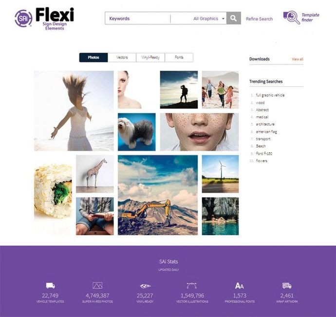 SAi выпустила пополняемую библиотеку изображений