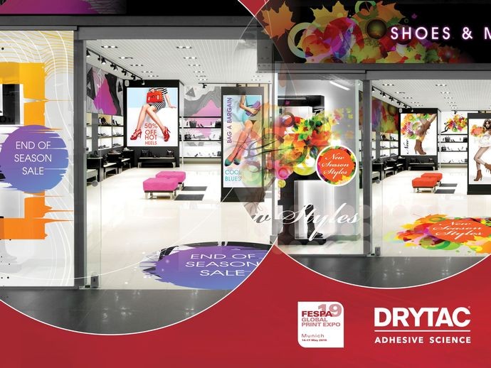 Полы выставочных павильонов FESPA 2019 будут украшены самоклеящимися материалами Drytac