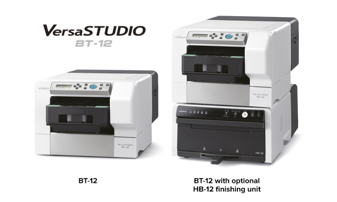 Roland DG объявила о начале продаж своего первого настольного принтера VersaSTUDIO BT-12 для прямой печати на одежде