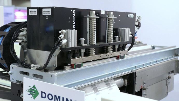 Domino представит на Labelexpo Europe 2019 струйный УФ-модуль K600i с двумя рядами головок