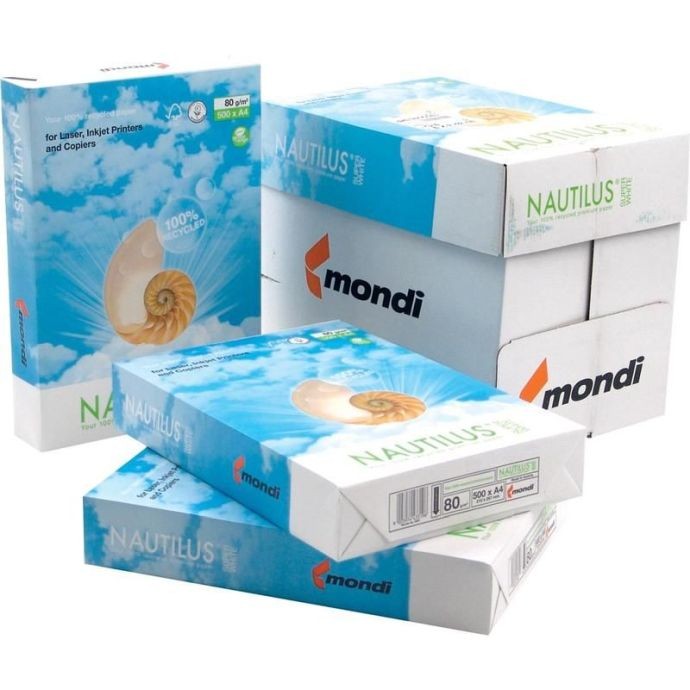 Mondi расширяет линейку бумаги Nautilus без покрытия из вторичного сырья