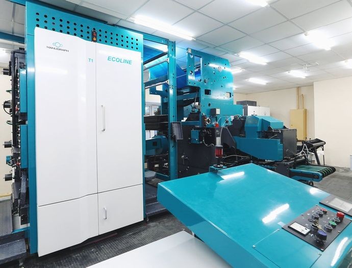 В Норильске установлена первая в России газетная машина Manugraph Ecoline