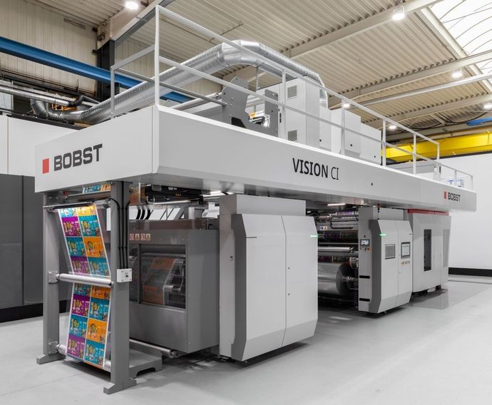 Bobst выпустила флексографскую машину планетарного построения