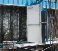 Контейнеры отличает весьма высокая плотность монтажа оборудования