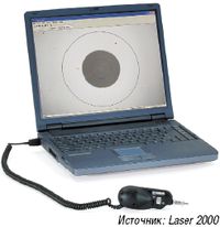 Рисунок 1. Применение цифрового микроскопа предельно упрощает документирование результатов измерений, так как изображение торцевой поверхности наконечника сохраняется в компьютере.